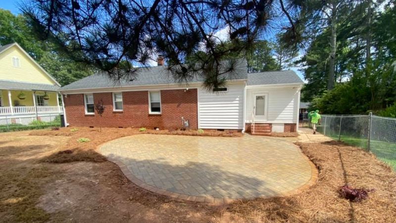 patio paver installation